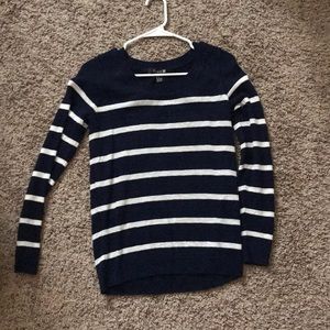 Navy Striped Sweater